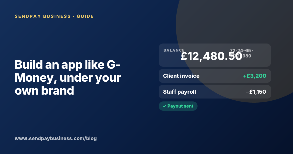 A founder planning a mobile money wallet like G-Money