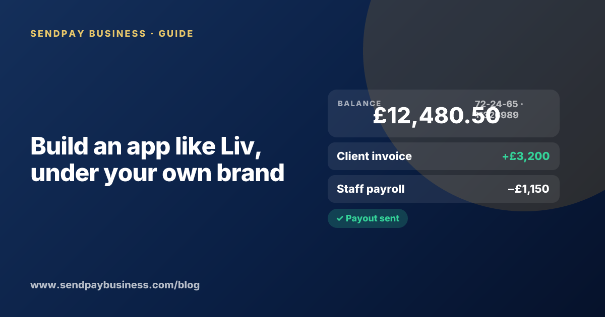 A founder planning a digital account app with a branded card like Liv