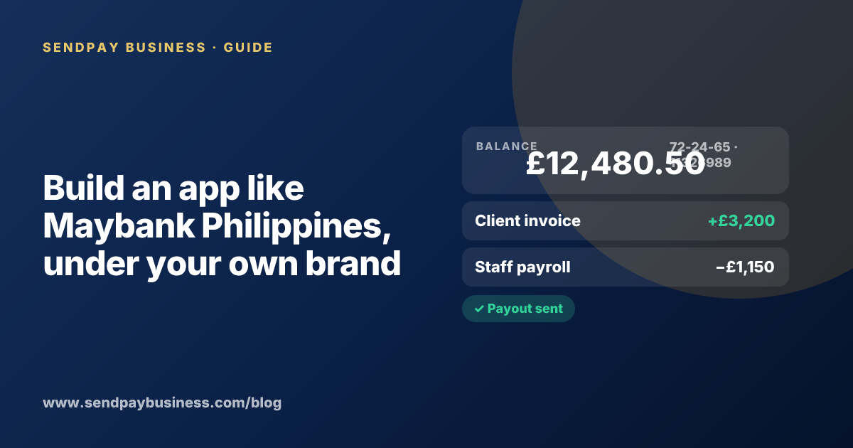 A founder planning a digital account app with a branded card like Maybank Philippines