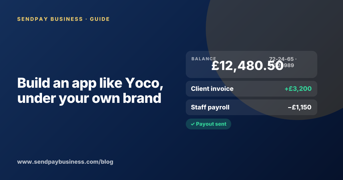 A founder planning a payment platform for businesses like Yoco