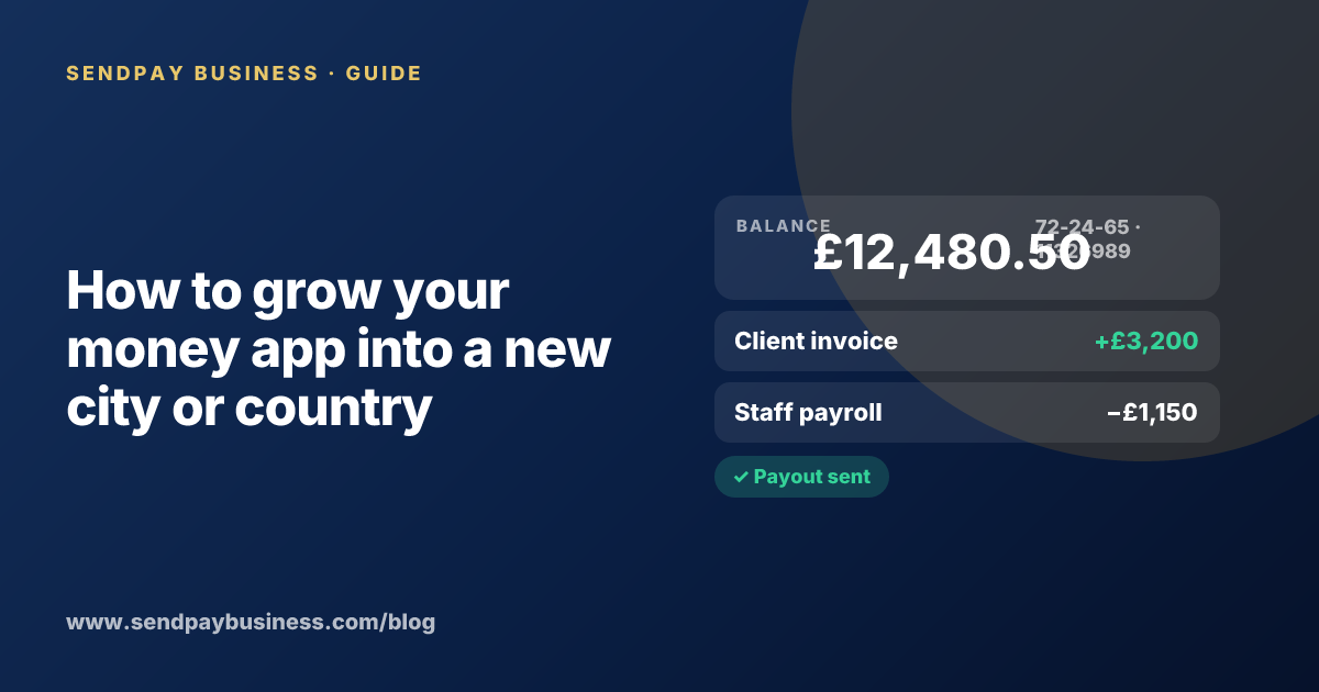 A founder planning the launch of their own money app