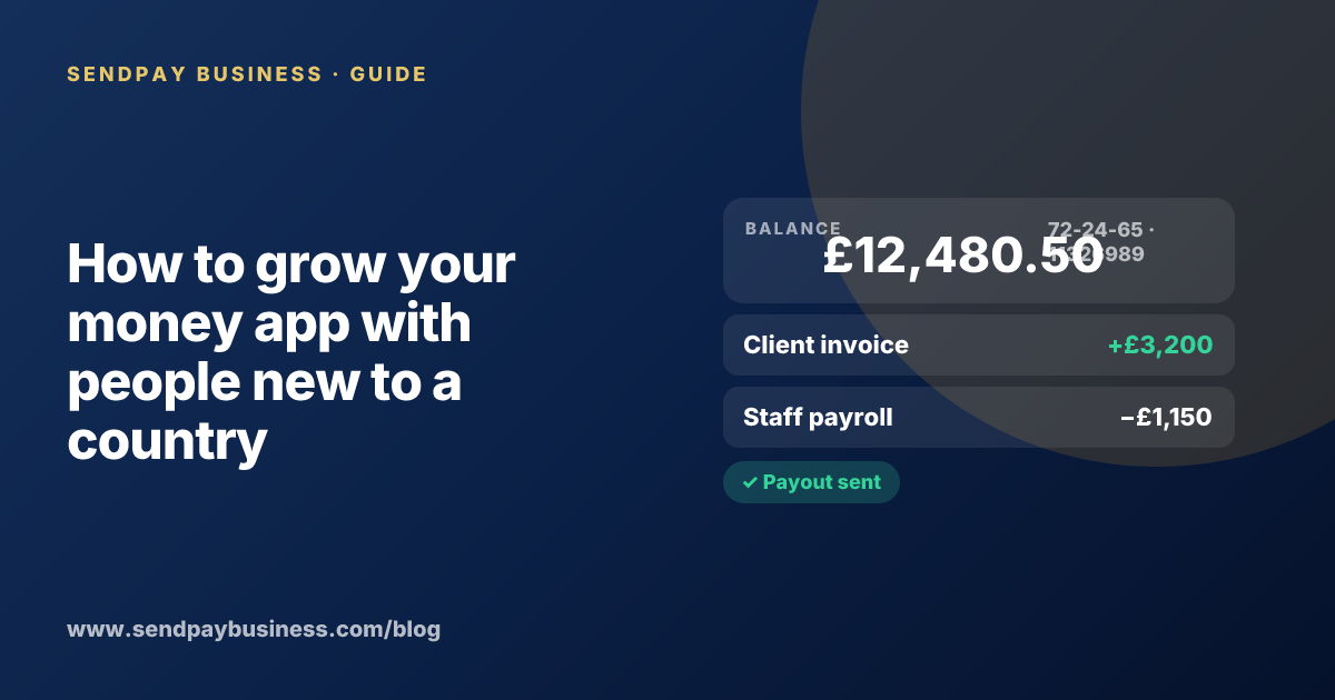 A founder planning the launch of their own money app