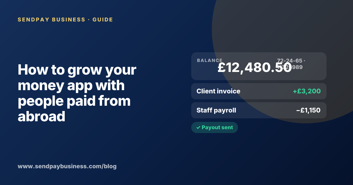 A founder planning the launch of their own money app