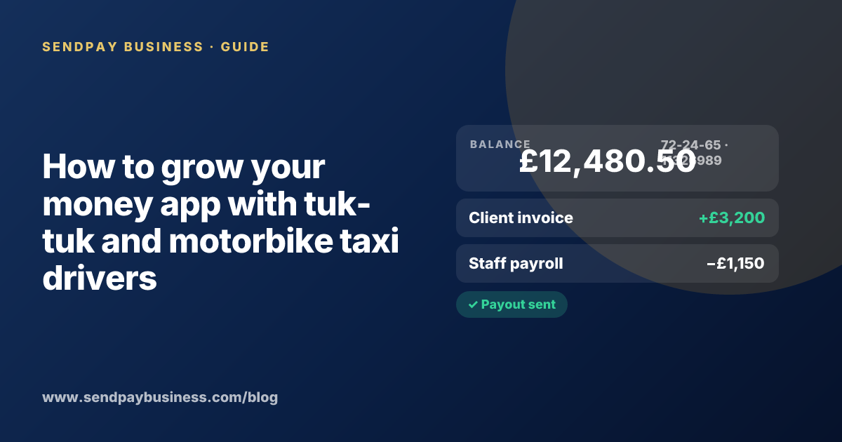 A founder planning the launch of their own money app