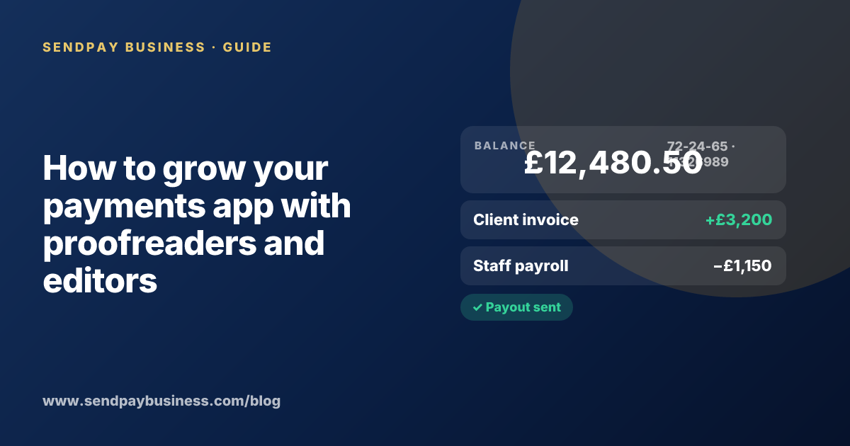 A founder planning the launch of their own money app