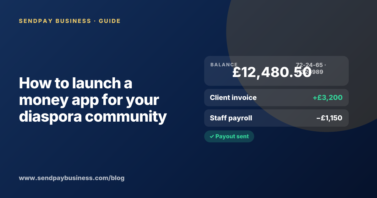 A founder planning the launch of their own money app