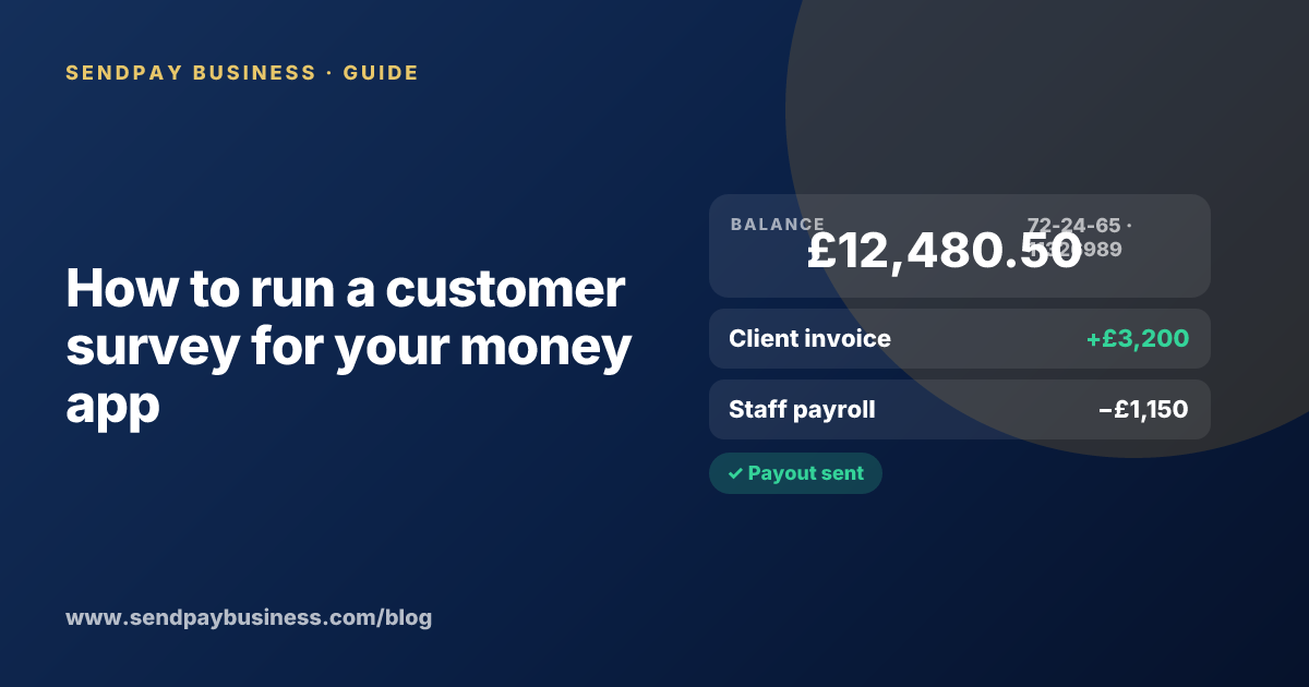 A founder planning the launch of their own money app