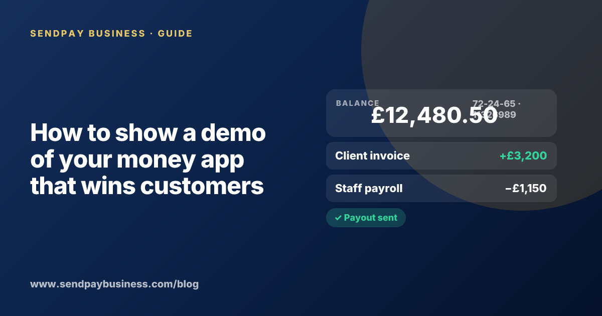A founder planning the launch of their own money app