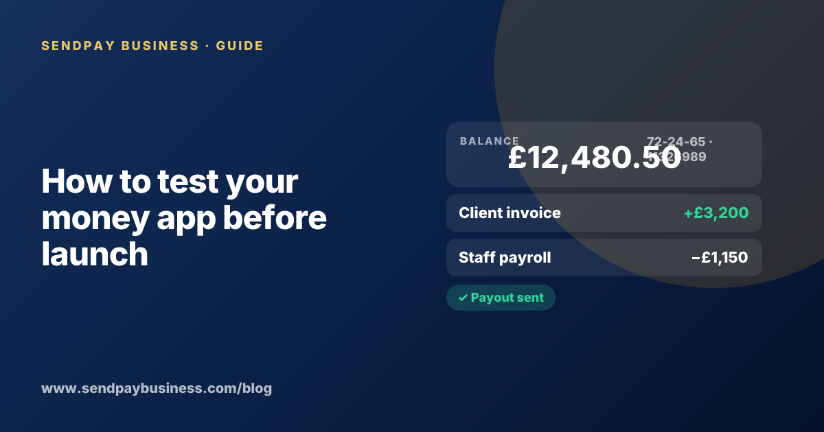 A founder planning the launch of their own money app