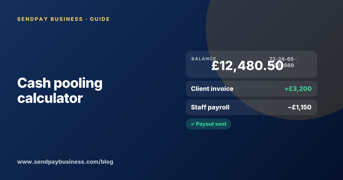 Cash pooling calculator