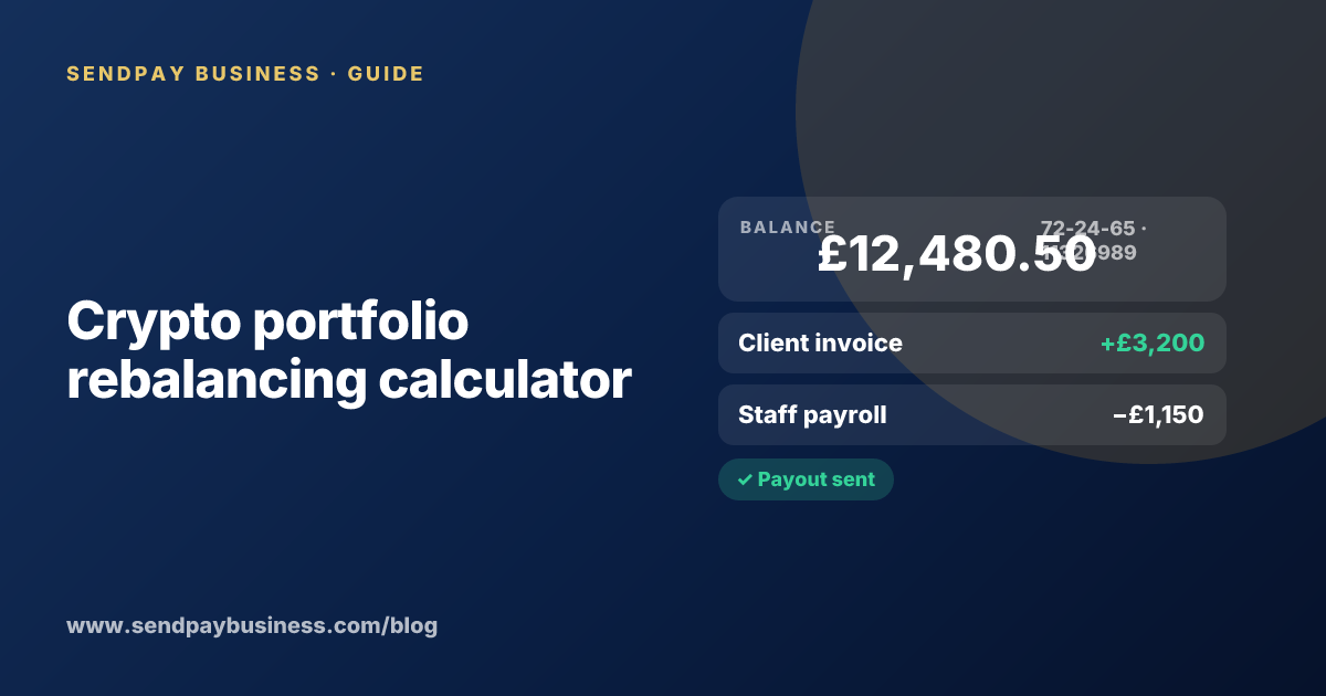 Crypto portfolio rebalancing calculator
