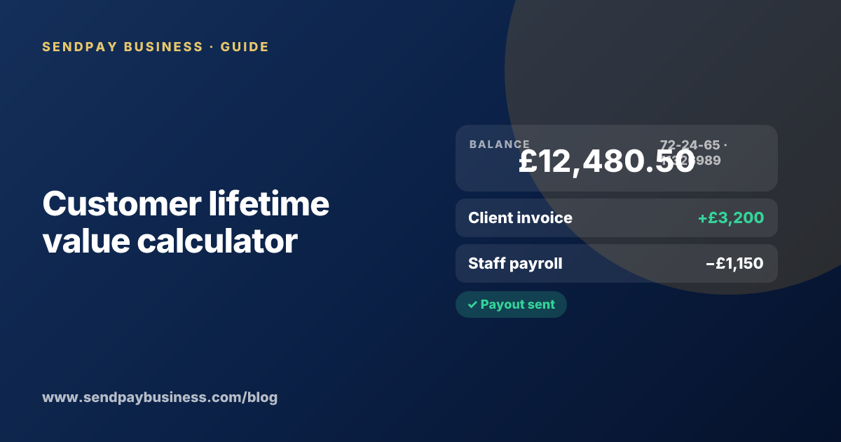 Customer lifetime value calculator