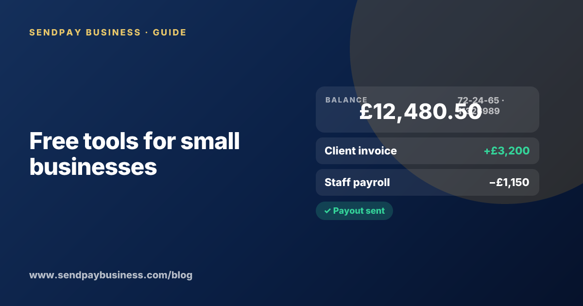 Free tools for small businesses