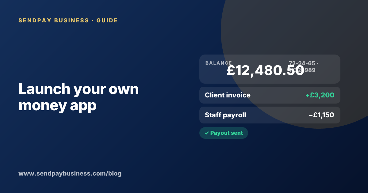 Launch your own money app