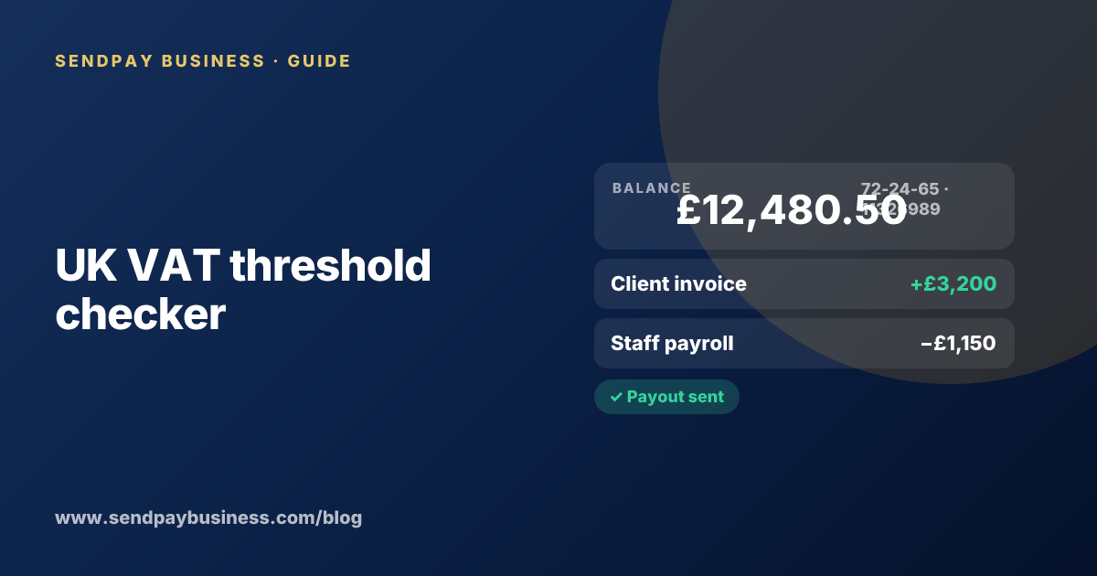 UK VAT threshold checker