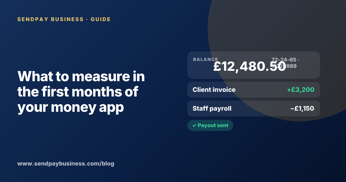 A founder planning the launch of their own money app