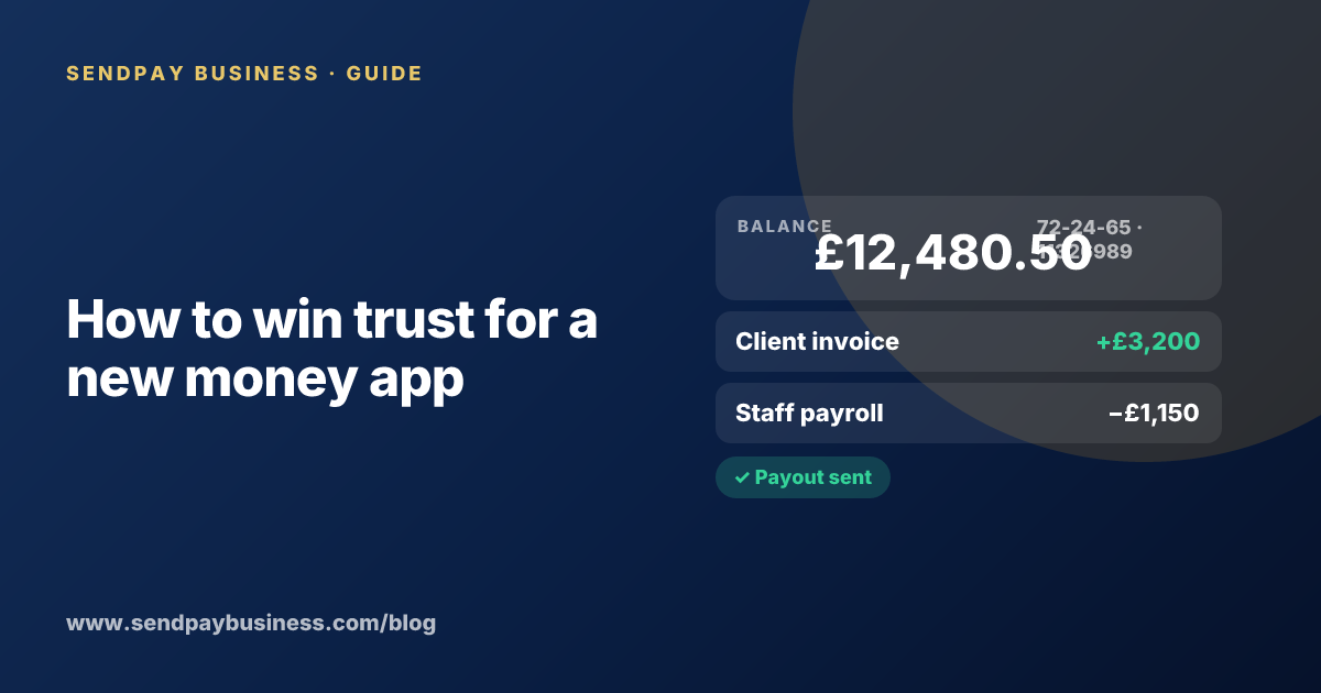 A founder planning the launch of their own money app