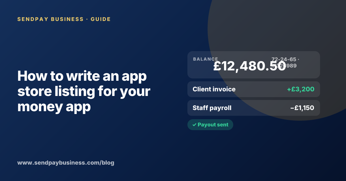 A founder planning the launch of their own money app